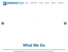 Tablet Screenshot of emmantech.com